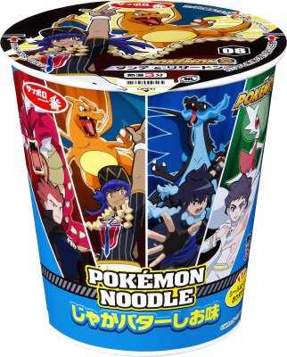 サッポロ一番　タテ型ポケモンヌードル　じゃがバターしお味