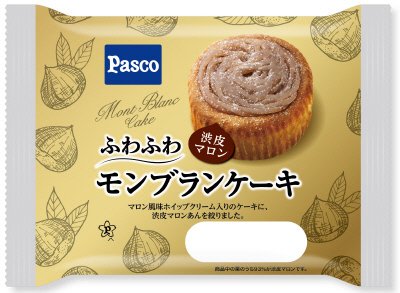 ふわふわモンブランケーキ
