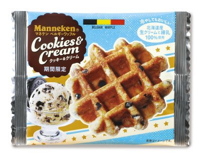 クッキー＆クリームワッフル