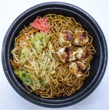 MS大盛ソース焼そば焼売セット