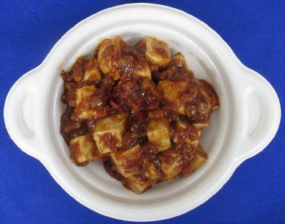 麻婆豆腐（大豆ミート使用）