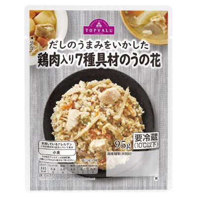 だしのうまみをいかした鶏肉入り7種具材のうの花