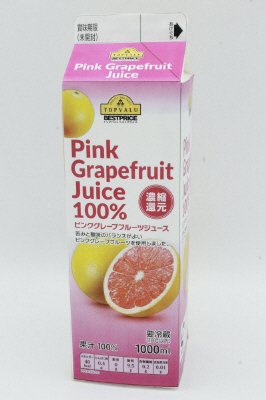 ピンクグレープフルーツジュース