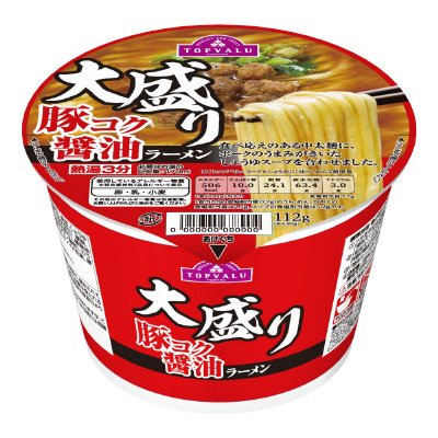 トップバリュ大盛り　豚コク醤油ラーメン