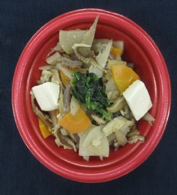 野菜を食べるけんちん汁