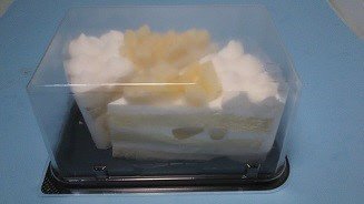 桃のショートケーキ