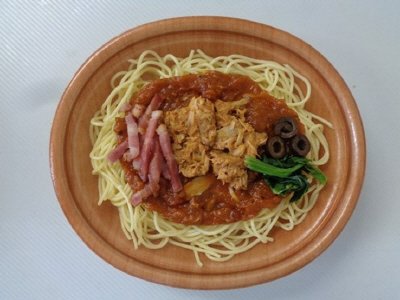 ＭＳ　ベーコンツナトマトスパゲティ　奈良　20年秋冬