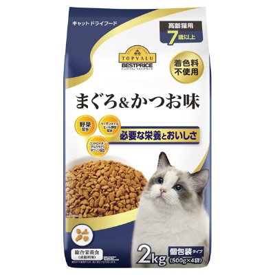 キャットフード　まぐろ＆かつお味　高齢猫用