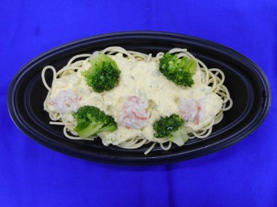 本ズワイ蟹とブロッコリーのパスタ