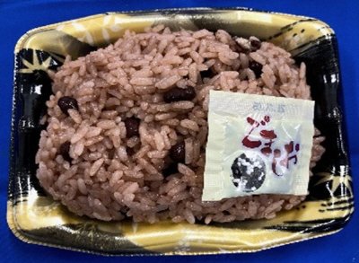 北海道十勝産小豆のお赤飯小増量