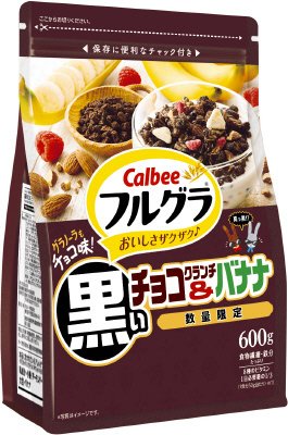 フルグラ黒いチョコクランチ＆バナナ