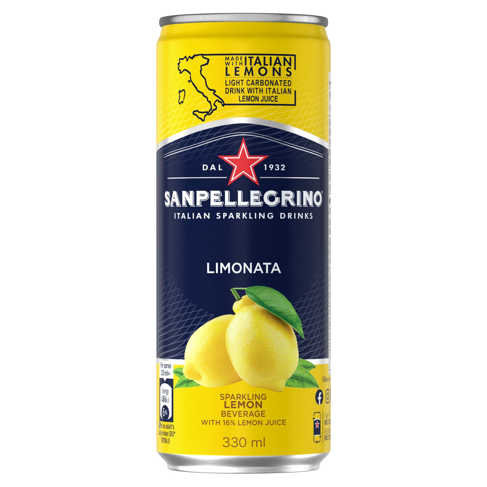 イタリアンスパークリングドリンク リモナータ（レモン）