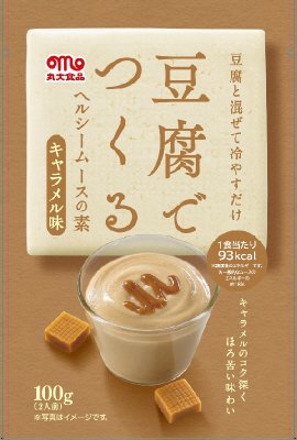 豆腐で作るヘルシームースの素　キャラメル味