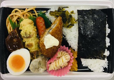 十二品目の海苔弁当