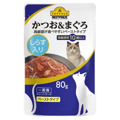 かつお&まぐろしらす入り 高齢猫用10歳以上 ペーストタイプ