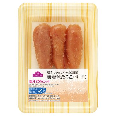 環境にやさしいMSC認証減塩無着色たらこ