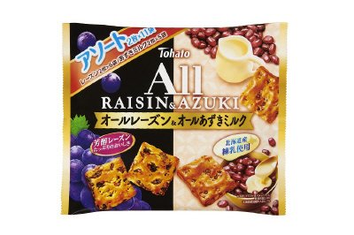ファミリーサイズオールアソートレーズン＆あずきミルク