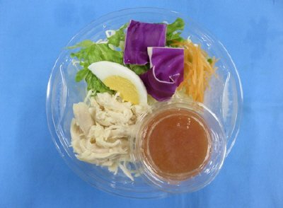 明太ソースで食べる蒸し鶏パスタ