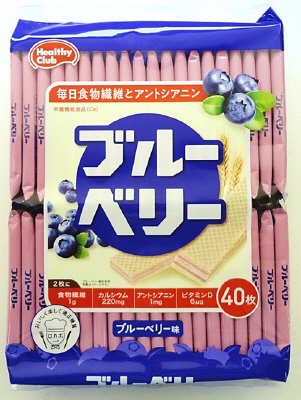 40枚　ブルーベリーウエハース