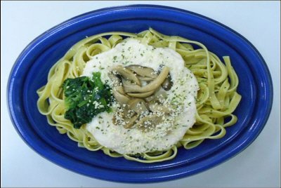 ３種きのこのクリームパスタ