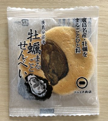 牡蠣まるごとせんべい　袋