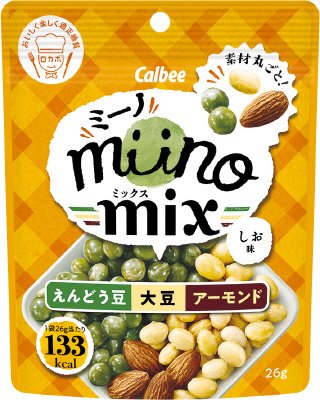 ｍｉｉｎｏＭＩＸえんどう豆・大豆・アーモンドしお味