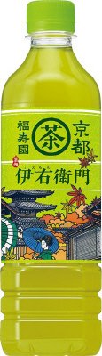 サントリー緑茶伊右衛門６００ｍｌペット京都ラベル（手売り用）