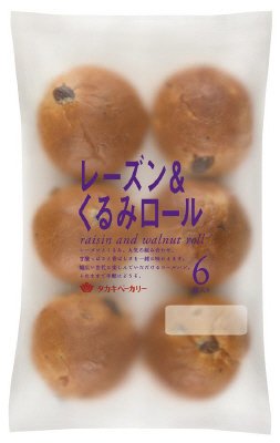 レーズン＆くるみロール６個入り