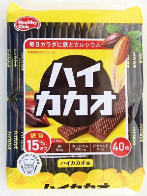 ４０枚ハイカカオウエハース