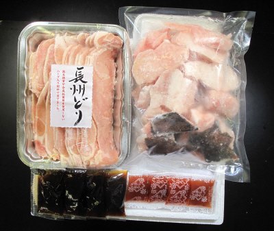 国産あんこうと長州どりしゃぶ鍋セット