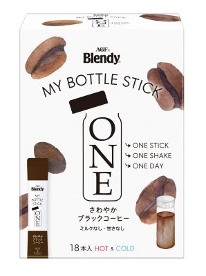 「ブレンディ」 マイボトルスティック　ワン　さわやかブラックコーヒー１８本