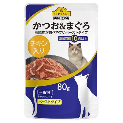 かつお&まぐろチキン入り 高齢猫用10歳以上 ペーストタイプ