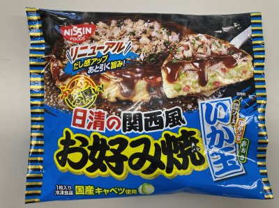 日清の関西風お好み焼　いか玉