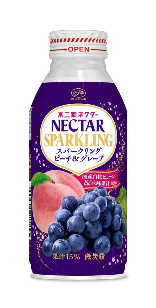 ネクタースパークリングピーチ＆グレープ