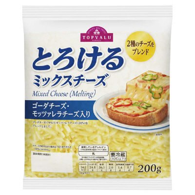 トップバリュ　とろけるミックスチーズ