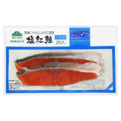 MSC認証ロシア産塩紅鮭　甘塩味　小　2切