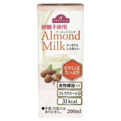 アーモンドミルク砂糖不使用