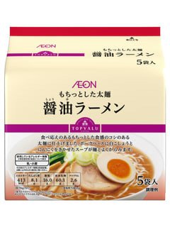 トップバリュ　醤油ラーメン　５食パック