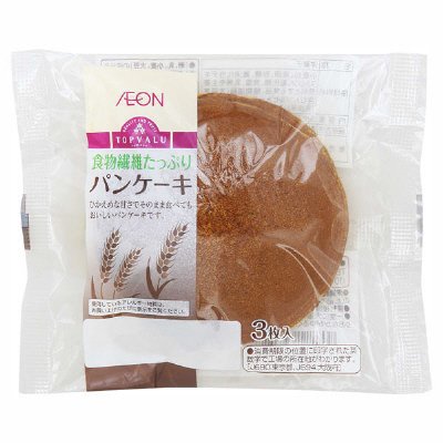 食物繊維入りパンケーキ3枚入（大阪空港）