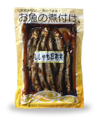 お魚の煮付け。ししゃも昆布煮