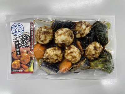 兵庫県坊勢産はも団子の照り焼き