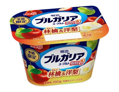 明治ブルガリアヨーグルト脂肪０林檎＆洋梨