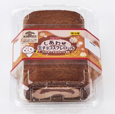 しあわせ生チョコスフレロール　ベルギーチョコレート使用