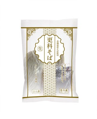 北海道産そば粉使用更科そば　つゆ付