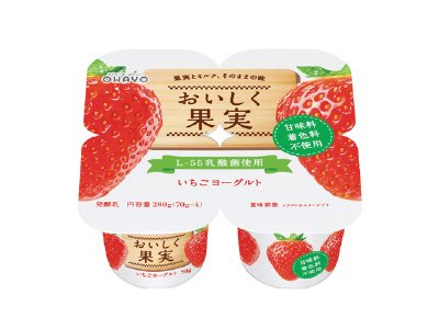 おいしく果実いちごヨーグルト