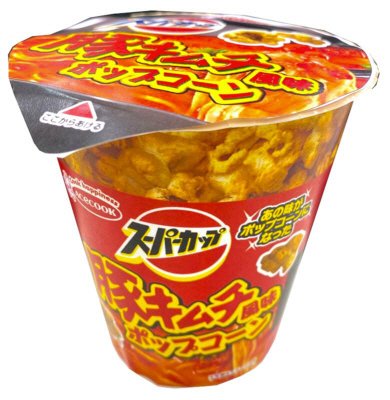 エースコックスーパーカップ豚キムチ風ポップコーン