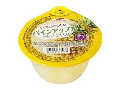 くだものたのしい　パインアップル　ナタデココ入り
