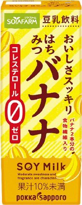 おいしさスッキリはちみつバナナ豆乳飲料