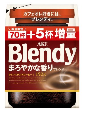 「ブレンディ」まろやかな香りブレンド　袋１４０ｇ＋１０ｇ