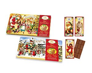 エイム　XMノスタルジックチョコエンボス缶